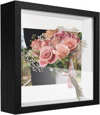 12X12 Shadow Box Frame with Letter Stickers, Graduation Memories Frame, Display