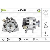 Valeo Generator Lichtmaschine 105A 14V FüR Ford Focus II Da_ HCP DP
