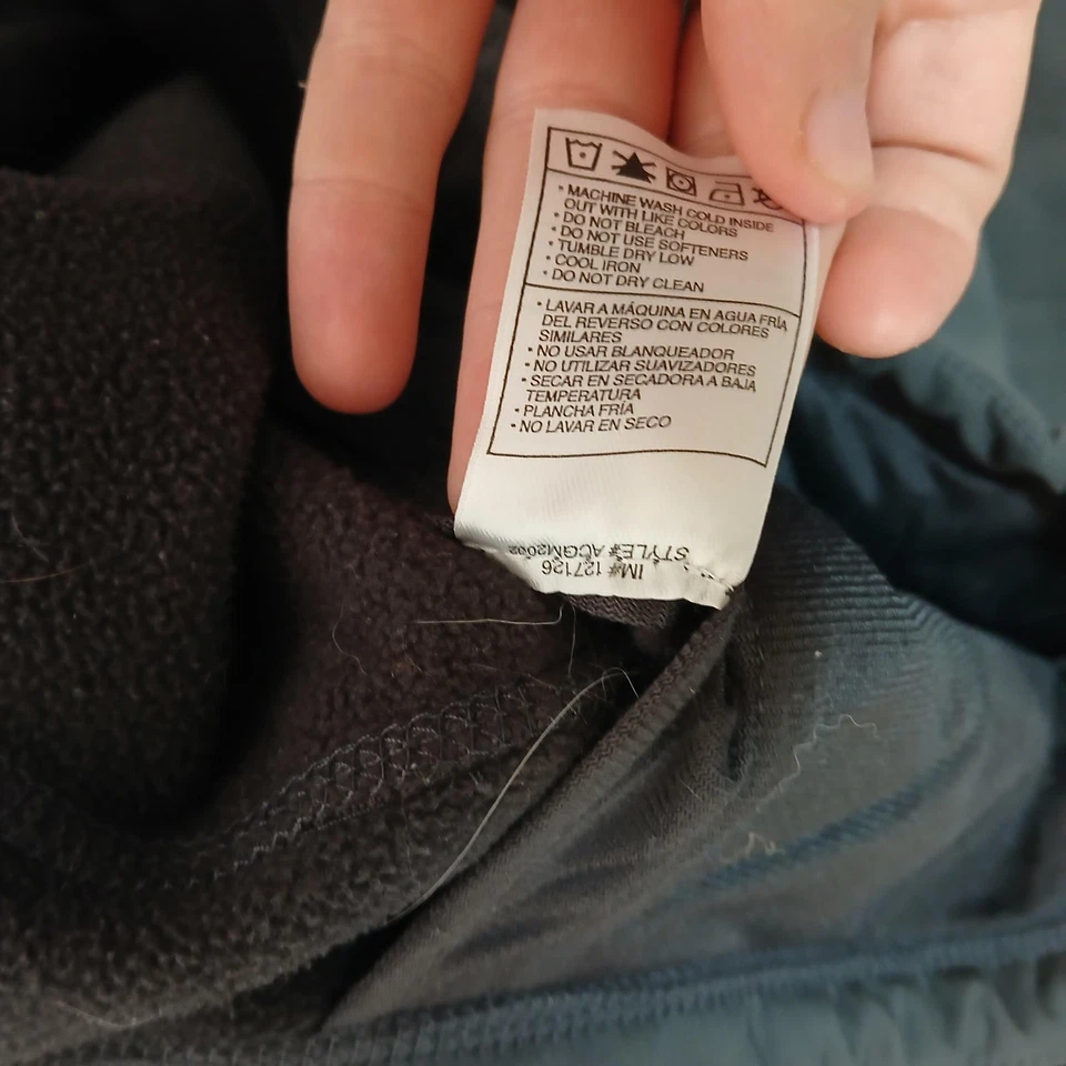 Chaqueta Nike ACG Para Hombres XL Gris Softshell Forrada de Vellón Cremallera Completa Exterior Senderismo Foto 4 de 4