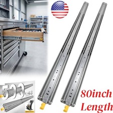 Heavy Duty Drawer Slides 80inch Noiseless 500 Lbs Diy Truck Bed Slide With Lock Heavy Duty Drawer Slides 80inch Noiseless 500 Lbs Diy Truck Bed Slide With Lock