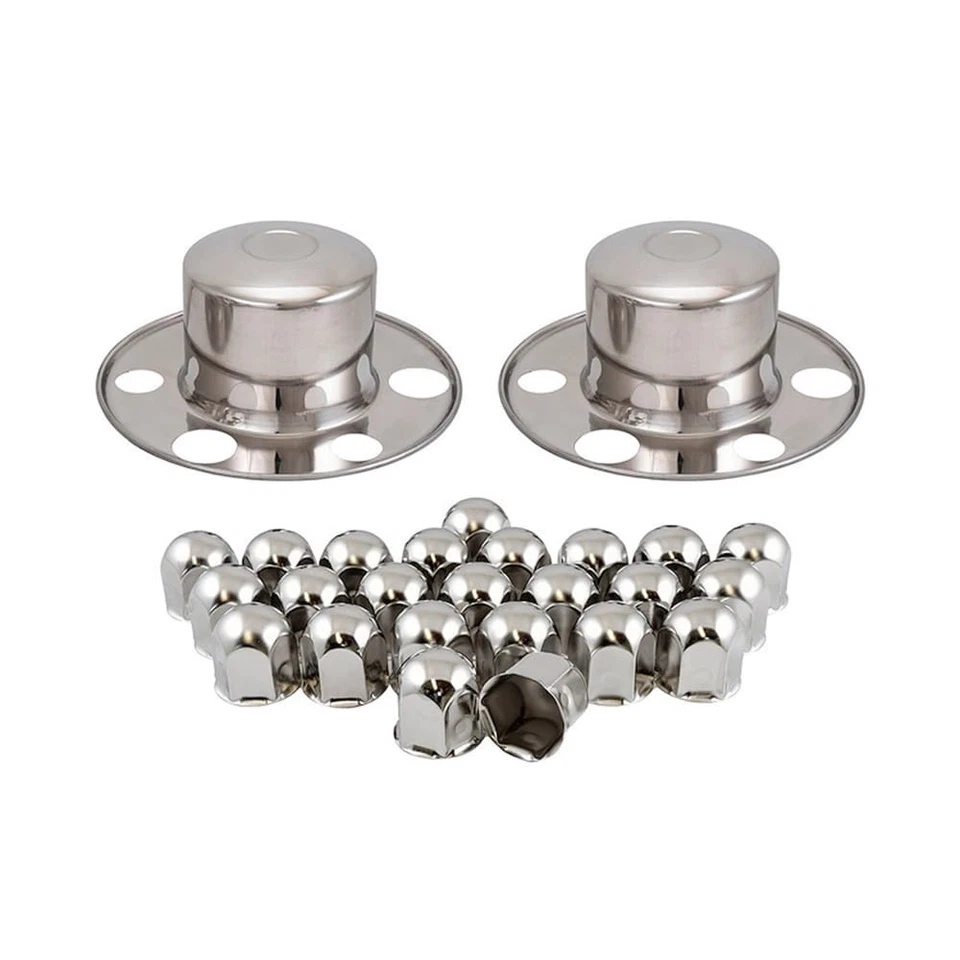 Juego de 4 simuladores de ruedas pulidos atornillables de 16" para Isuzu Reach 2011-2015 Foto 2 de 3