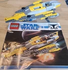 lego star wars anakin's jedi starfighter 7669 With Manual, Incomplete