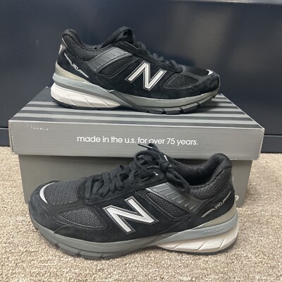 Size 6 - New Balance 990v5 Made In USA Black W | eBay
