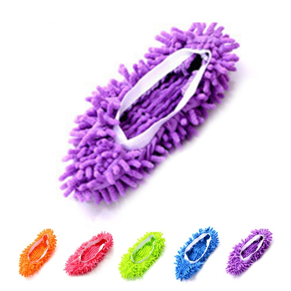 SAOLA Chaussons Chaussettes Chaussettes 5 Couleurs Sol Nettoyage Poussi??re Vadrouille