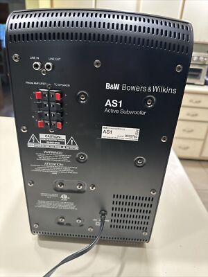 B&W Bowers & Wilkins AS1 Active Subwoofer Excellent Condition | eBay