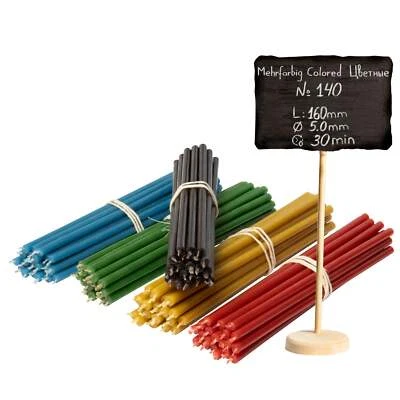 100× Ritualkerzen 16 cm – Handgemacht, Für Rituale, Yoga & Meditation - Bild 1 von 4