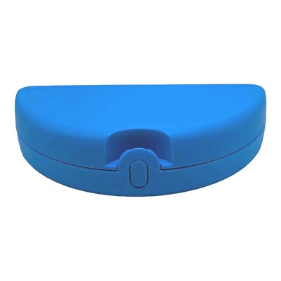 Tupperware Folded Lunch Keeper Half Circle Sandwich Snacks Empanadas Blue
