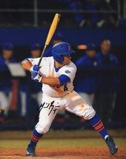 MIKE RIVERA FLORIDA GATORS BASEBALL SIGNED 8X10 PHOTO W/COA  #1