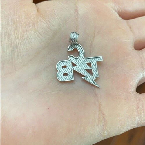 Collar colgante de plata de ley .925 para cuidar negocios en un instante (TCB) - Imagen 5 de 8