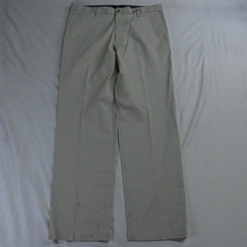 DOCKERS 34 x 32 Khaki Straight Chino Pants Gem