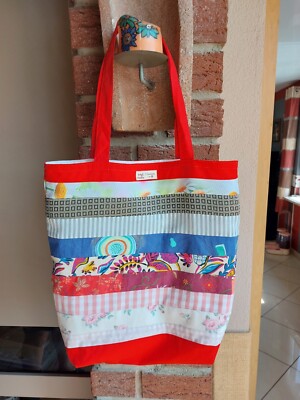 Einkaufstasche, selbstgenäht, Stofftasche,Beutel, Baumwolltasche, Innenfutter