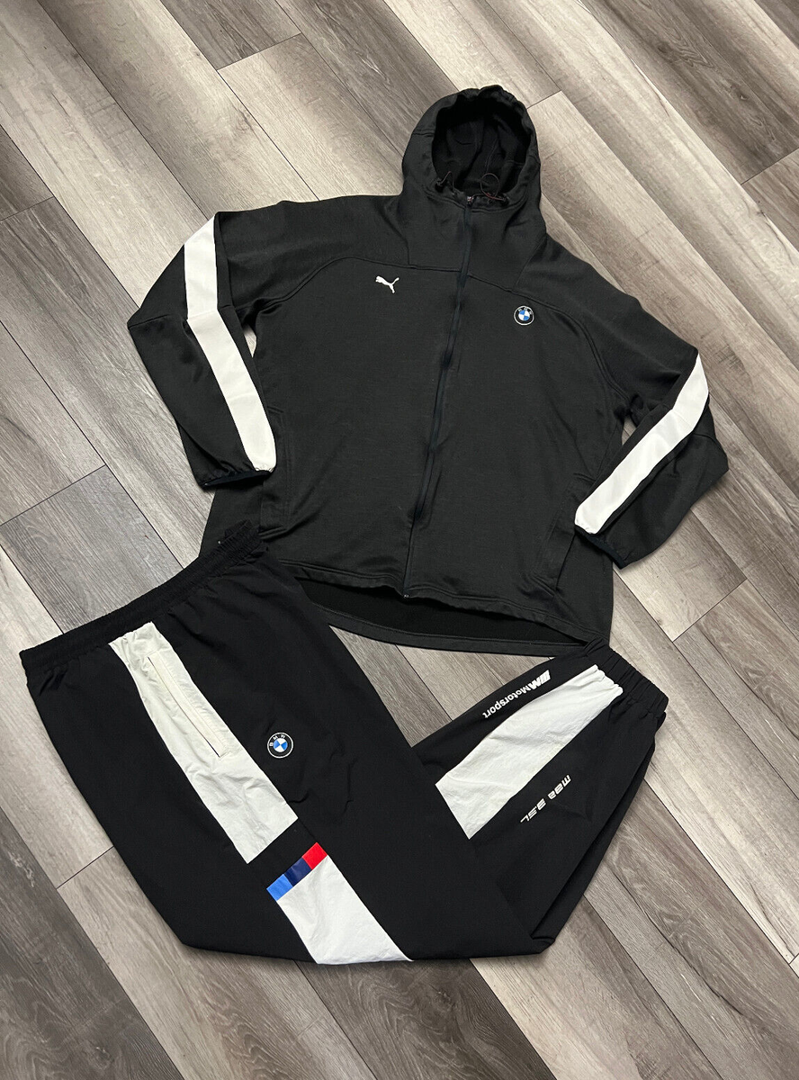 Puma BMW Motorsports Men's Tracksuit Black White Jacket 2XL +
