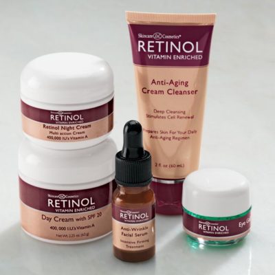 Skincare LdeL Cosmetics Retinol Sortiment Tages- & Nachtcreme, Serum/Augengel, Masken