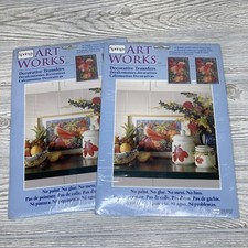 Lot of 2 Springs Art Works Decorative Transfers Fruit Salad 76686, New