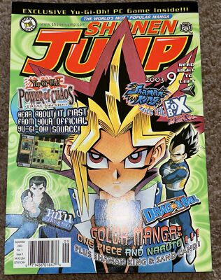 Shonen Jump Manga September 2003 Volume 1 Issue 9 Magazine English