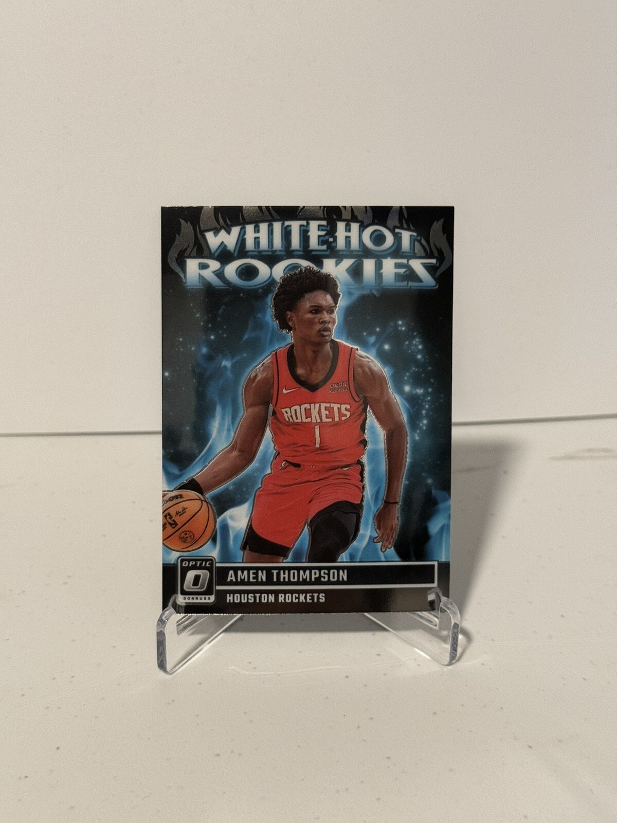 2023-24 Panini Donruss Optic - White Hot Rookies #9 Amen Thompson (RC)