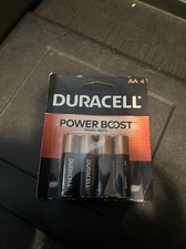 Duracell Coppertop AA batteries with POWER BOOST, 4 Pack