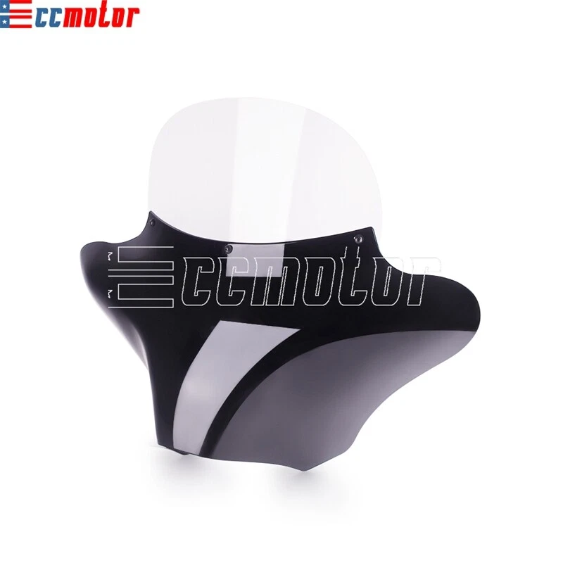 Fairing Batwing Windshield For Honda Shadow ACE 1100 750 Kawasaki Vulcan VN750 - Image 4 of 4