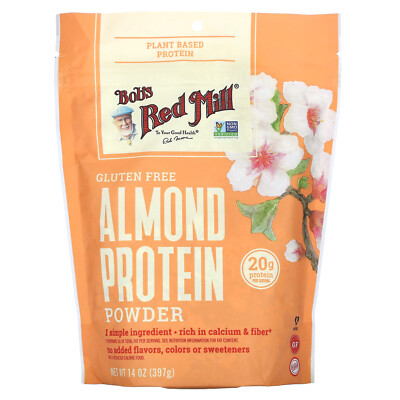 Almond Protein Powder, Gluten Free, 14 oz (397 g)