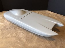 21β CATAMARAN HULL w/ CANOPY HATCH - SOLID FIBERGLASS MADE IN THE USA!