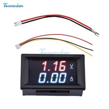 Digital Voltmeter Ammeter 100V 10A 50A 100A LED Display Amp Volt Current Meter