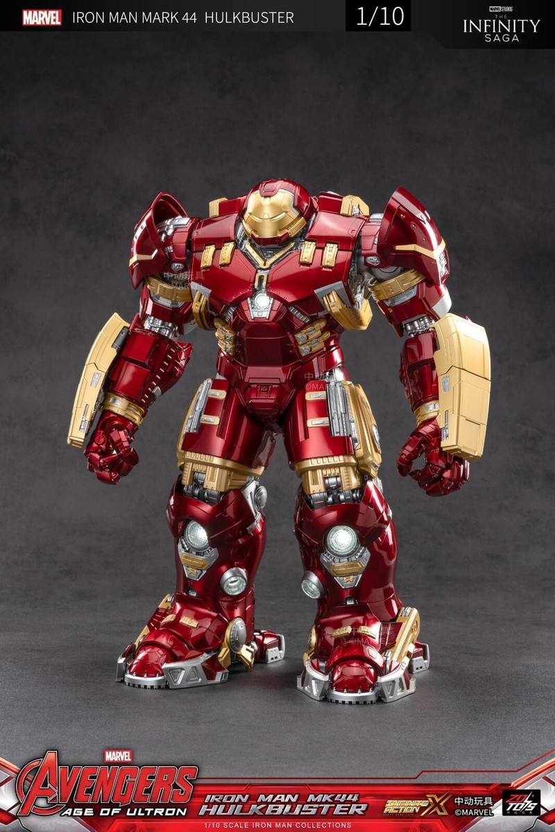 ZD Toys HULKBUSTER 2.0 IRON MAN MARK 44 LED Avengers Age of Ultron