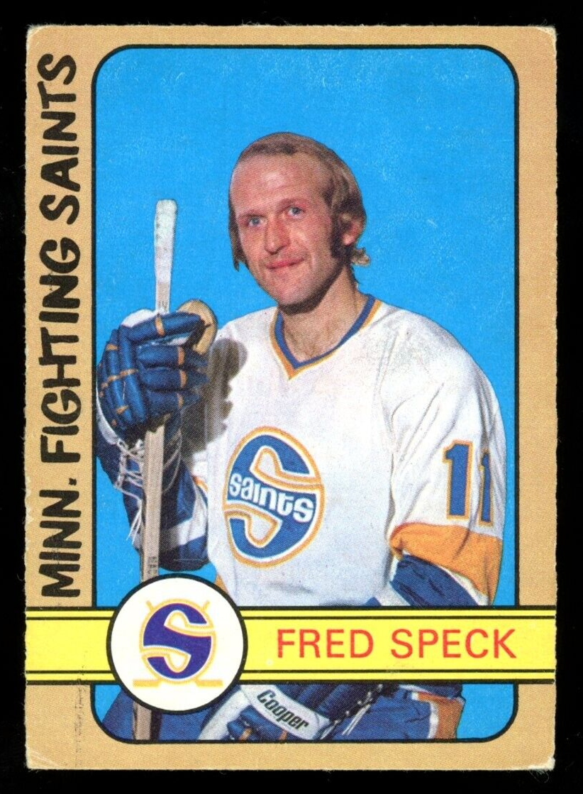1972-73 OPC O PEE CHEE WHA #331 Fred Speck RC VG-EX MINNASOTA