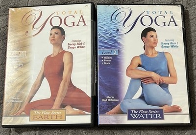 Total Yoga Level 1 & Level 2 DVD's 2004 VG Condition