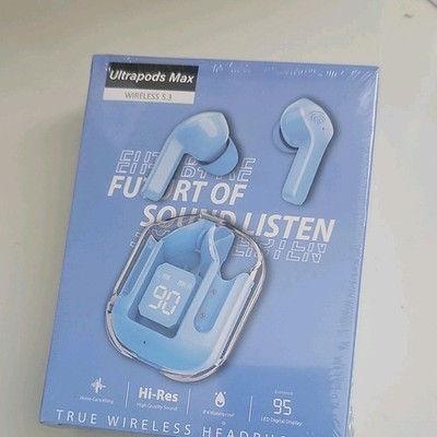 Ultrapods Max 5.3 True Wireless Noise Cancelling Hi-Res Earbuds Blue