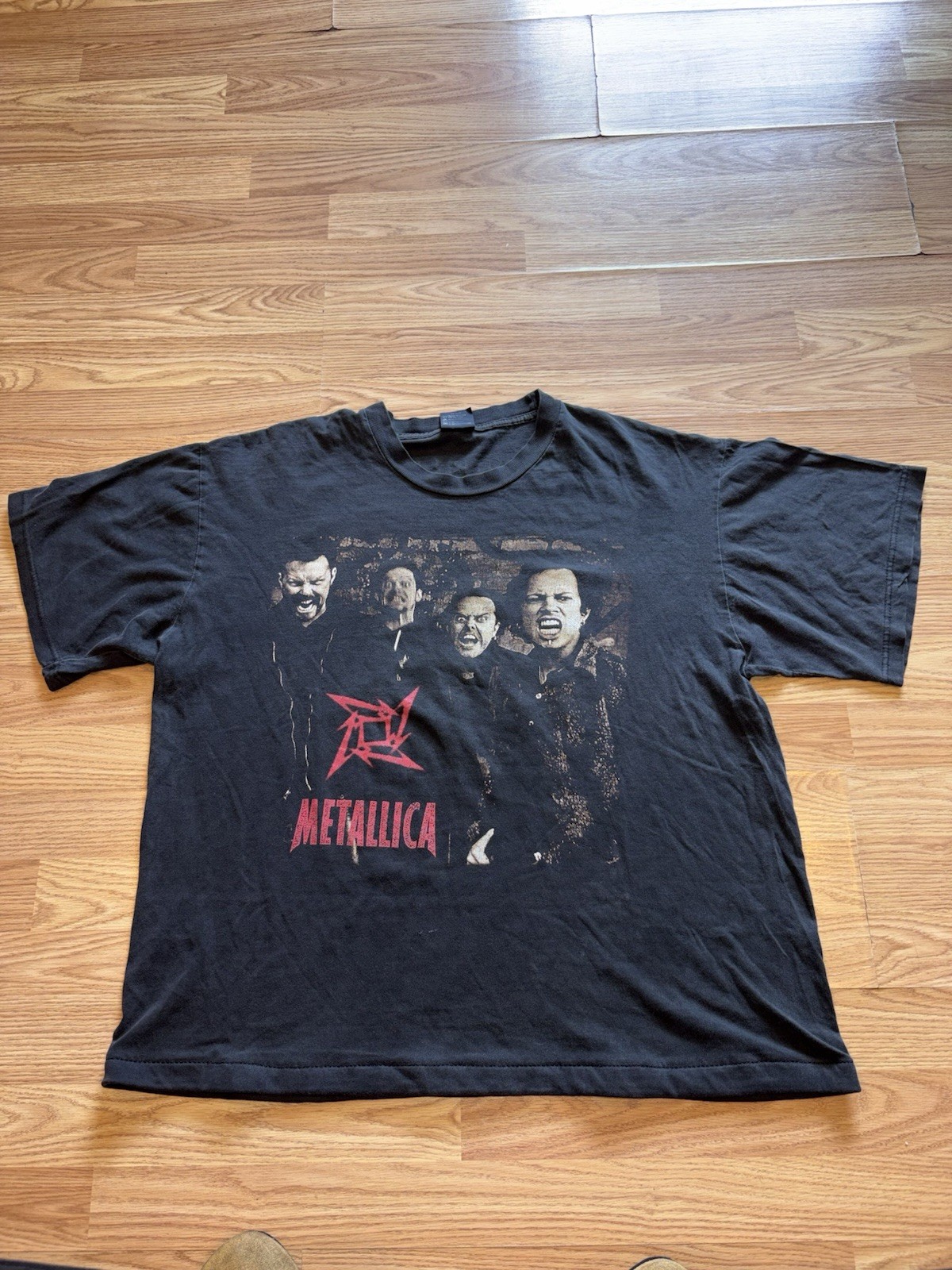 Vintage 90s METALLICA T Shirt (XL) Metal Band On The Load Again Tour 1996 / 1997