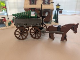 LEGO 10216 Winter Village Bakery COMPLETE  with horse no minifigs box manual