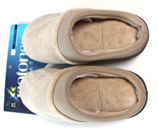 ISOTONER Tufted Footbed Signature Slippers Size XS 5.5-6 Stone Retail 30