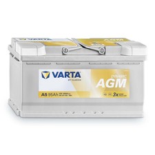VARTA A5 (G14) Autobatterie, 95Ah 12V, Dynamic AGM, 595901085