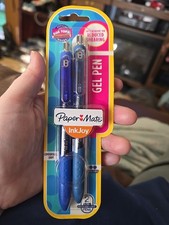 Paper Mate Ink Joy Gel Pens Medium Point 0.7mm 2 Pack Blue With Comfortable Grip
