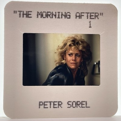 Vintage 35mm Slide of Jane Fonda Actress in The Morning After 80s Movie #1