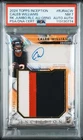 2024 TOPPS INCEPTION #RJRACW CALEB WILLIAMS RK JUMBO RLC AU-ORNG PSA 7 AUTO AUTH