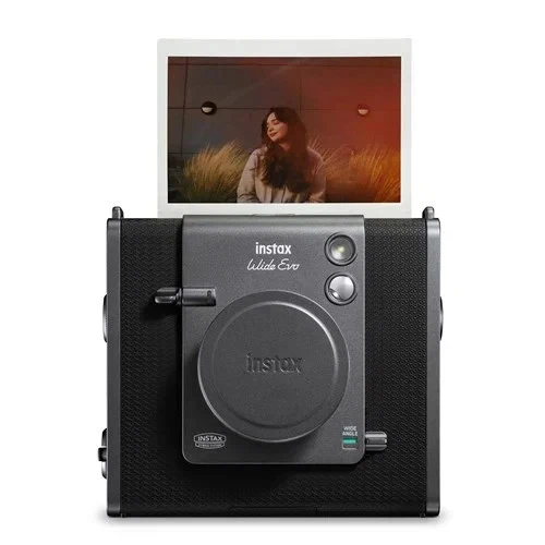 Fujifilm Instax Wide Evo Hybrid Instant Camera - Black - Image 3 of 4