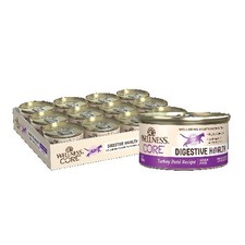 Wellness CORE Digestive Health Turkey Pate Wet Cat Food, 3 Ounce Can