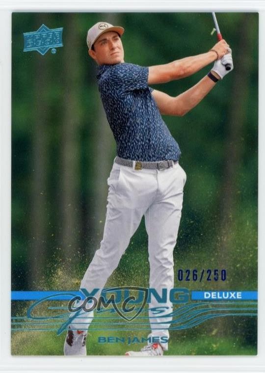 2026 Upper Deck Young Guns Deluxe 26/250 Ben James #113 Rookie RC 0he