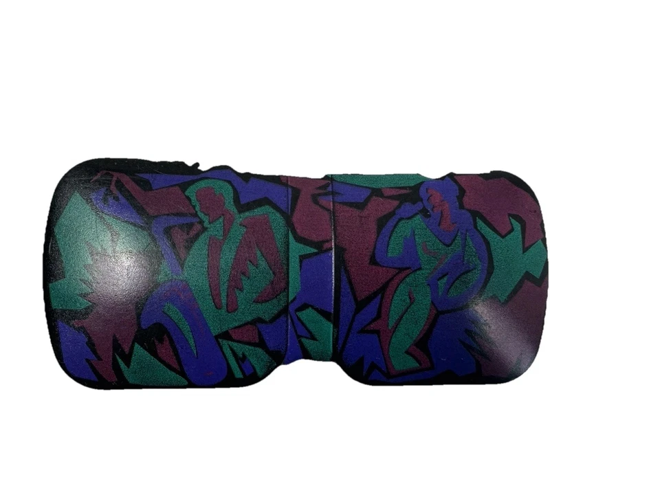 Retro Brillenetui Funky Disco Trippie Etui Brille 80er Bunt Ungewöhnlich Schrill - Bild 2 von 4