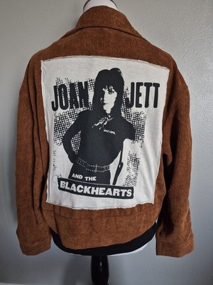 Upcycled JOAN JETT & THE BLACKHEARTS Jacket medium ONE OF A KIND ROCK CONCERT