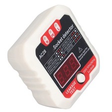 ༝LCD Digital Display Power Socket Tester Phase Detector Ground Wire Polarity