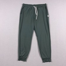 Vuori Performance Jogger Womens Medium Drawstring Logo Pockets Green VW303