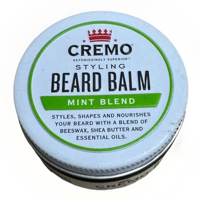 cremo beard balm mint blend styling 2oz scuffed exterior