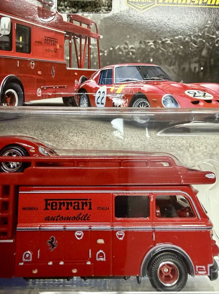 Camión Hot Wheels Ferrari Team Transport 250 GTO Fiat 642 Bartoletti Car Culture Foto 4 de 4