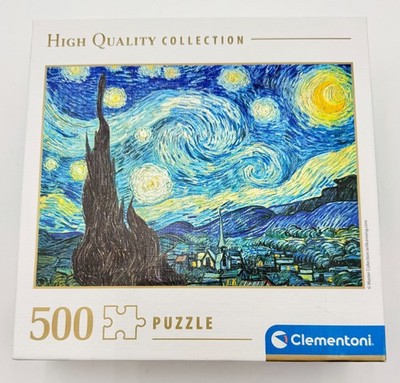 Clementoni Starry Night 500 Piece Vincent Van Gogh Jigsaw Puzzle - Open Box