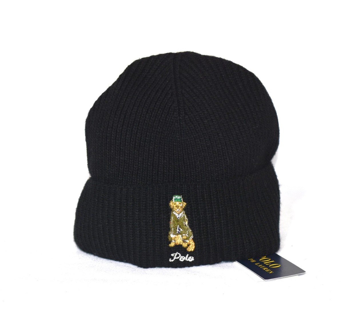 Ralph Lauren Beanie Designer Hats POLO RALPH LAUREN RIB-KNIT POM