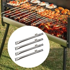 Lot de 4 tubes de brûleur en acier inoxydable pour barbecue à gaz