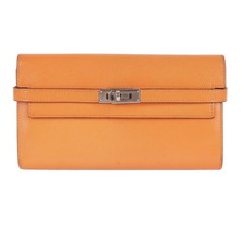 HERMÈS Portemonnaie Kelly Long Wallet Epsom ...