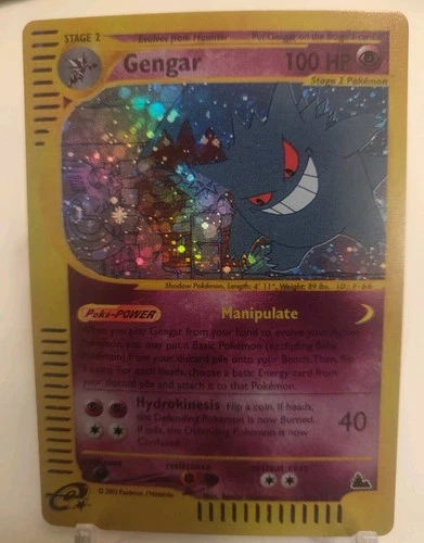 **Custom-made** Highest Quality,  Gengar H9,Skyridge"Display Card"